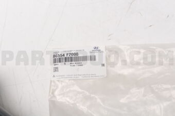 86554F2000 BRACKET-FRT BUMPER MOUNTING,RH