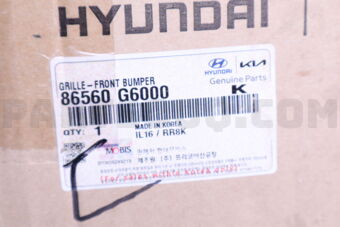 86560G6000 Hyundai / KIA GRILLE-FRONTBUMPER