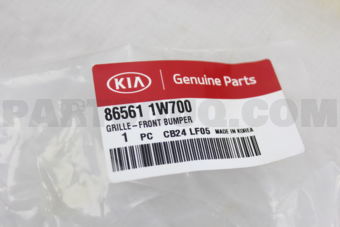 865611W700 GRILLE-FRONT BUMPER