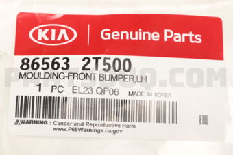 865632T500 MOULDING-FRONT BUMPER,LH