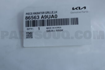 86563A9UA0 Hyundai / KIA PIECE-RADIATORGRILL