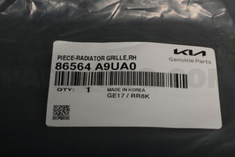 86564A9UA0 Hyundai / KIA PIECE-RADIATORGRILL
