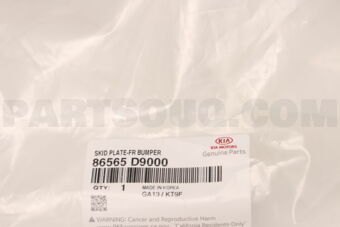 86565D9000 SKID PLATE-FR BUMPER