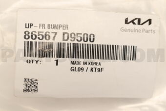 86567D9500 LIP-FR BUMPER
