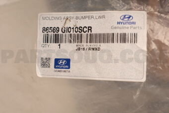 86569GI010SCR MOLDING ASSY-BUMPER,LWR