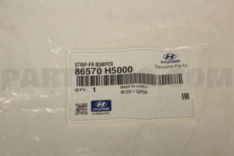 86570H5000 STRIP-FR BUMPER