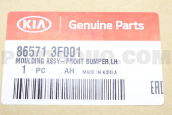 865713F001 MLDG ASSY-FR BPR,LH