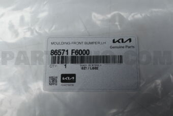 86571F6000 MOULDING-FRONT BUMPER,LH