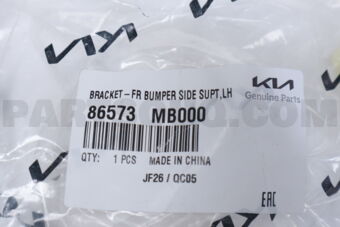 86573MB000 BRACKET-FR BUMPER SIDE SUPT,LH