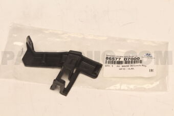 86577D7000 BRACKET-FR BPR SIDE REINF,LH