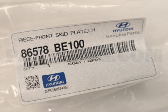 86578BE100 PIECE-FRONT SKID PLATE,LH