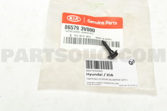 865793V000 Hyundai / KIA TAPPING SCREW-BUMPER MTG