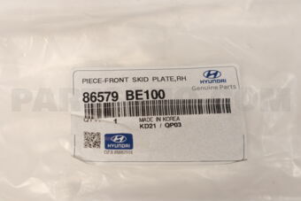 86579BE100 PIECE-FRONT SKID PLATE,RH