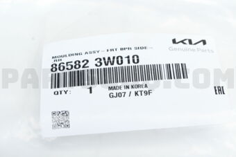 865823W010 MOULDING-FR BPR RH