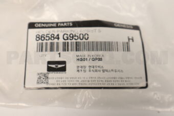 86584G9500 HOLDER-PARKING ASSIST SYSTEM N