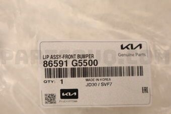 86591G5500 LIP ASSY-FRONT BUMPE
