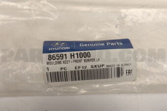 86591H1000 MOULDING ASSY-FR BPR  LH