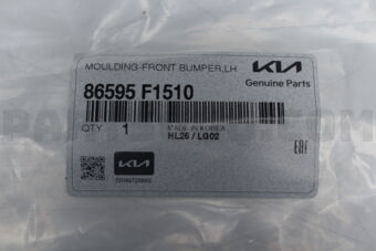 86595F1510 MOULDING-FRONT BUMPER,LH