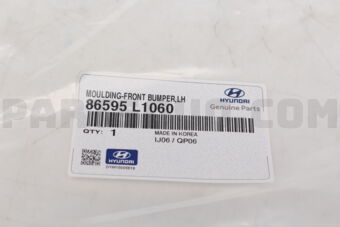 86595L1060 MOULDING-FRONT BUMPER,LH