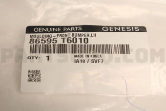 86595T6010 MOULDING-FRONT BUMPER,LH