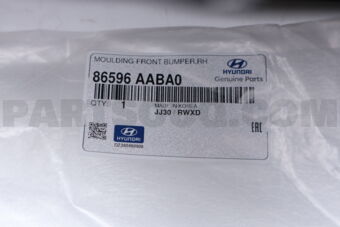 86596AABA0 MOULDING-FRONT BUMPER,RH
