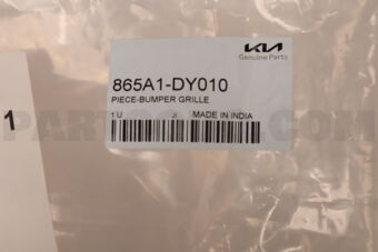 865A1DY010 PIECE-BUMPER GRILLE