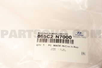 865C2N7000 MOULDING-BUMPER,LOWER,RH