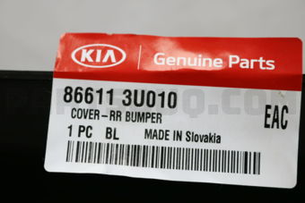 866113U010 BUMPER