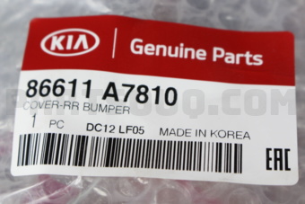 86611A7810 COVER-RR BUMPER