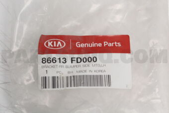 86613FD000 BRKT ASSY-RR BPR SID