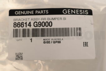 86614G9000 BRACKET ASSY-RR BUMPER SIDE,RH
