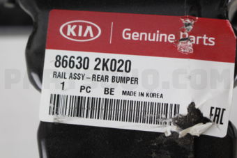 866302K020 RAIL ASSY-RR BUMPER