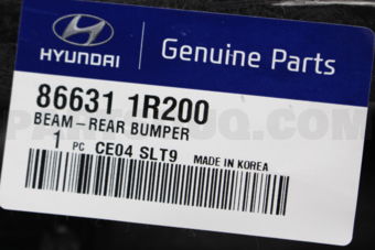 866311R200 BEAM-RR BUMPER