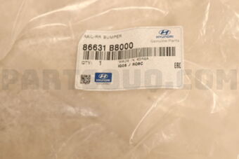 86631B8000 RAIL-RR BUMPER