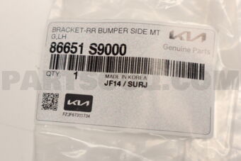 86651S9000 BRACKET-RR BUMPER SI