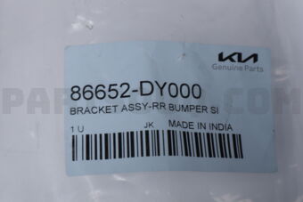 86652DY000 BRACKETASSY-RRBUMP