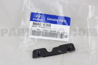 866631C300 BRACKET-RR BUMPER SIDE LH