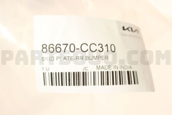 86670CC310 SKID PLATE-RR BUMPER