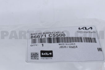 86671C5500 BRACKET-RRBUMPERSI