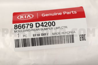 86679D4200 MOULDING-REAR BUMPER LWR,CTR