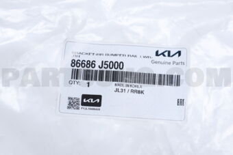 86686J5000 BRACKET-RR BUMPER RAIL LWR,RH
