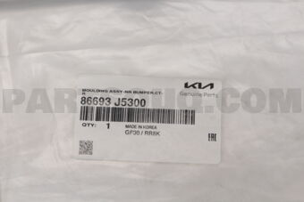 86693J5300 MOULDING ASSY-RR BUMPER,CTR