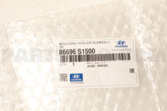 86696S1500 MOULDING ASSY-RR BUMPER,CTR
