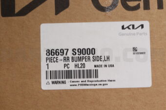 86697S9000 PIECE-RR BUMPER SIDE