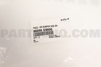 86698S9000 PIECE-RR BUMPER SIDE