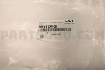 866Y4CV100 MOULDING-L/PLATE REAR BUMPER
