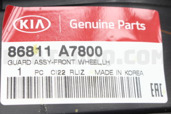 86811A7800 GUARD ASSY-FRONT WHEEL,LH
