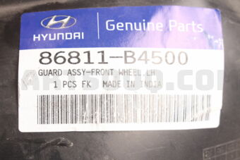 86811B4500 GUARD ASSY-FRONT WHEEL,LH