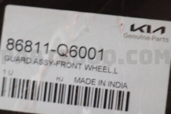 86811Q6001 GUARD ASSY - FRONT WHEEL, LH