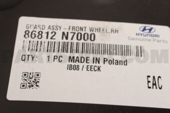 86812N7000 GUARD ASSY-FRONT WHEEL,RH